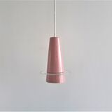 Pink conical pendant lamp from Evenblij, The Netherlands 1960's