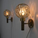Set of Two Wall Lamps, Denmark, 1970s