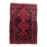 Handmade antique Persian Hamadan rug 142cm x 205cm, 1930s