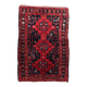 Handmade antique Persian Hamadan rug 142cm x 205cm, 1930s