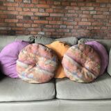 Product BHV Round cushion in vintage linen.