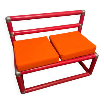 Memphis style bench