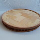 Butterfly serving tray with coasters