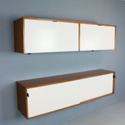 Florence Knoll for Knoll set of two hanging cabinets, model 121 + 123 W-1, 1947