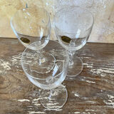 3 verres cristal d’arques