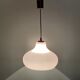 Large vintage opaline chandelier ~ 1970s