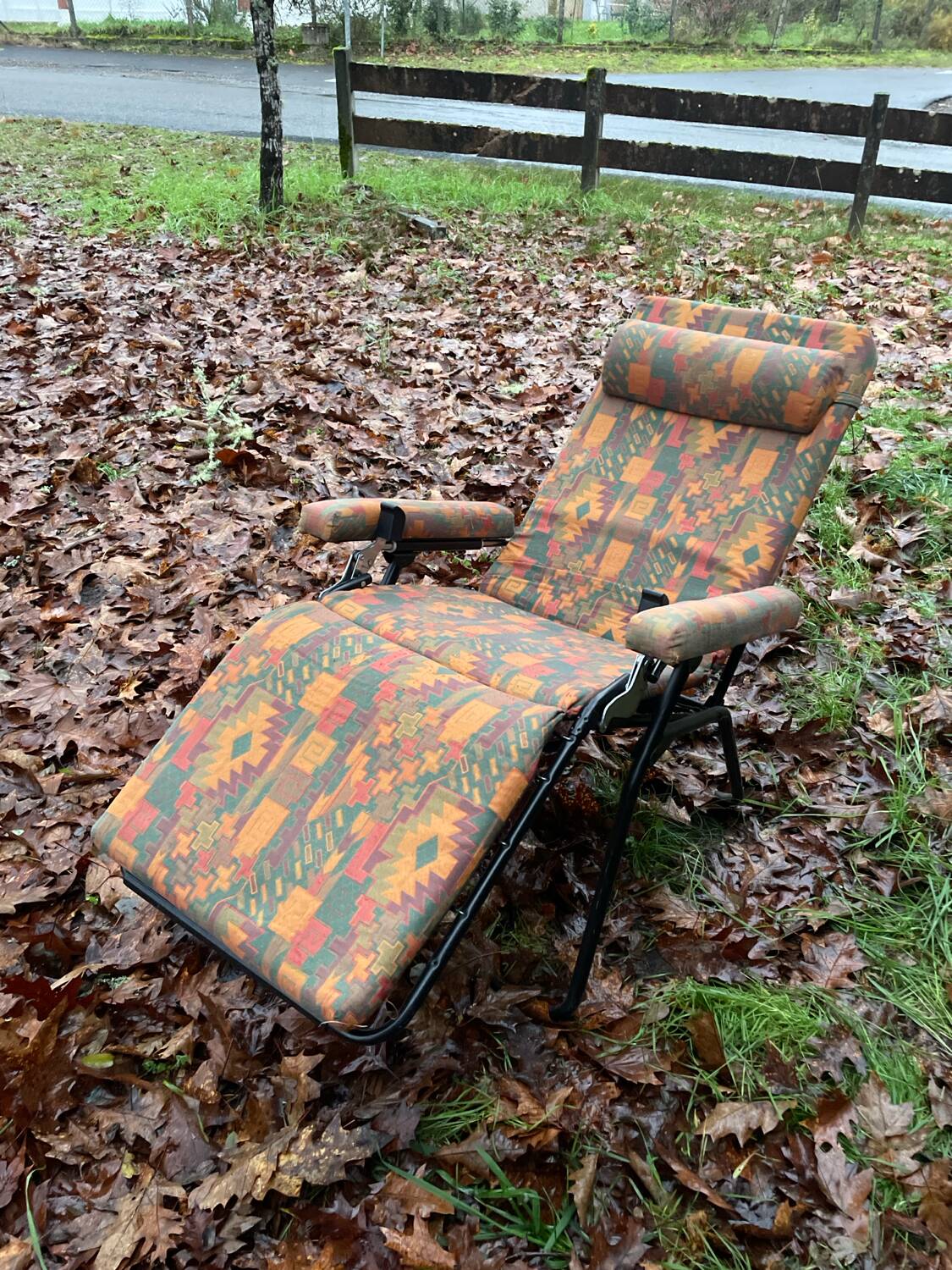 Lafuma reclining relax armchair 1980