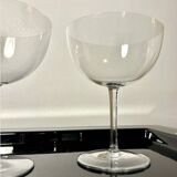 2 tasting champagne glasses Baccarat