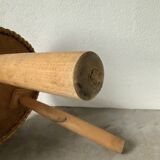 Paire de tabourets et table basse