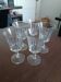 Lot de 5 verres à pied