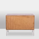 André Monpoix. 3-drawer teak chest of drawers. 1960s.