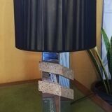 Chrome and cork lamp from the 70s