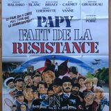 Affiche cinéma originale "Papy fait de la résistance" Jugnot, Balasko, Clavier