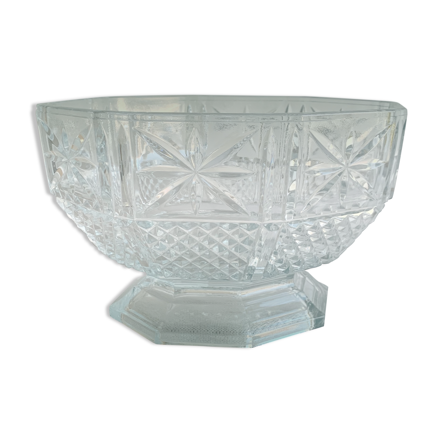 Glass fruit dish, 1960s