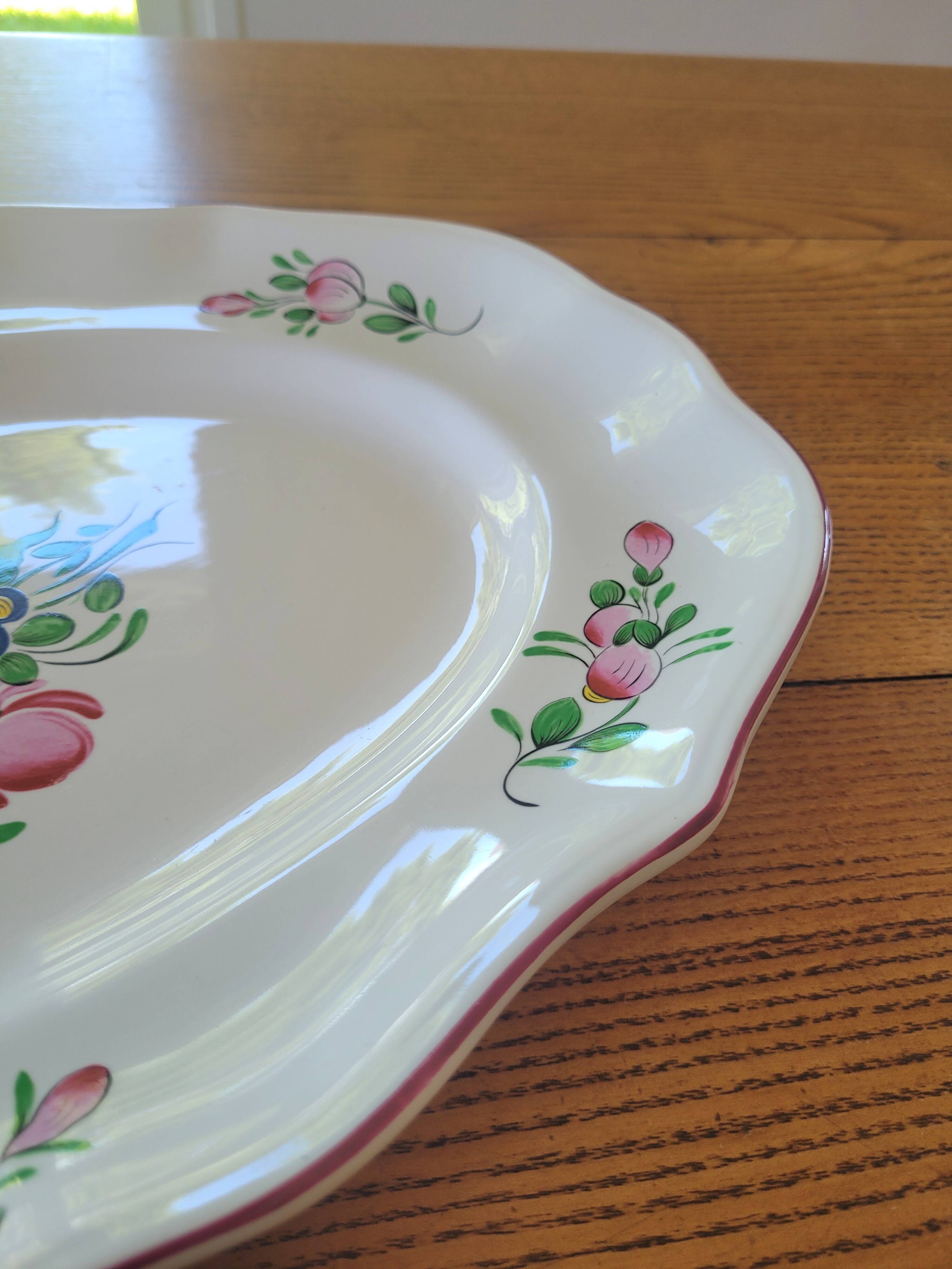 Large earthenware dish "Streetlight" St. Clement