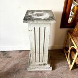 Gray concrete column
