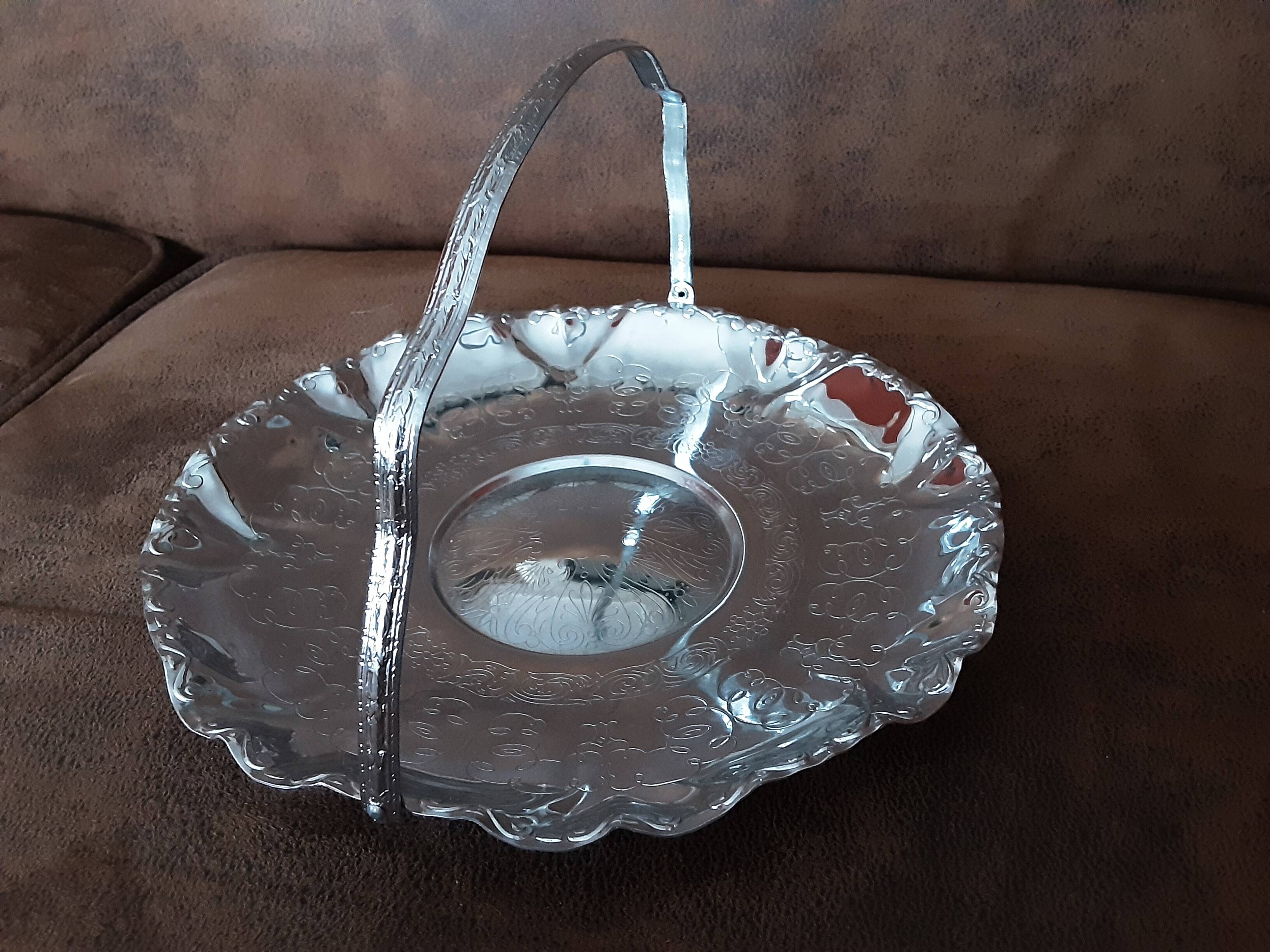 Vintage metal basket