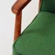 Mid Century Lounge Chair Vintage Moss Wool, Poland 1960