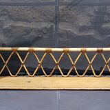 Rattan wall shelf 60s