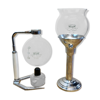 Hellem coffee maker 8 cups vintage 70 complete Pyrex glass filter holder