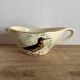 Gien earthenware sauce boat