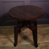 French art deco macassar ebony side table