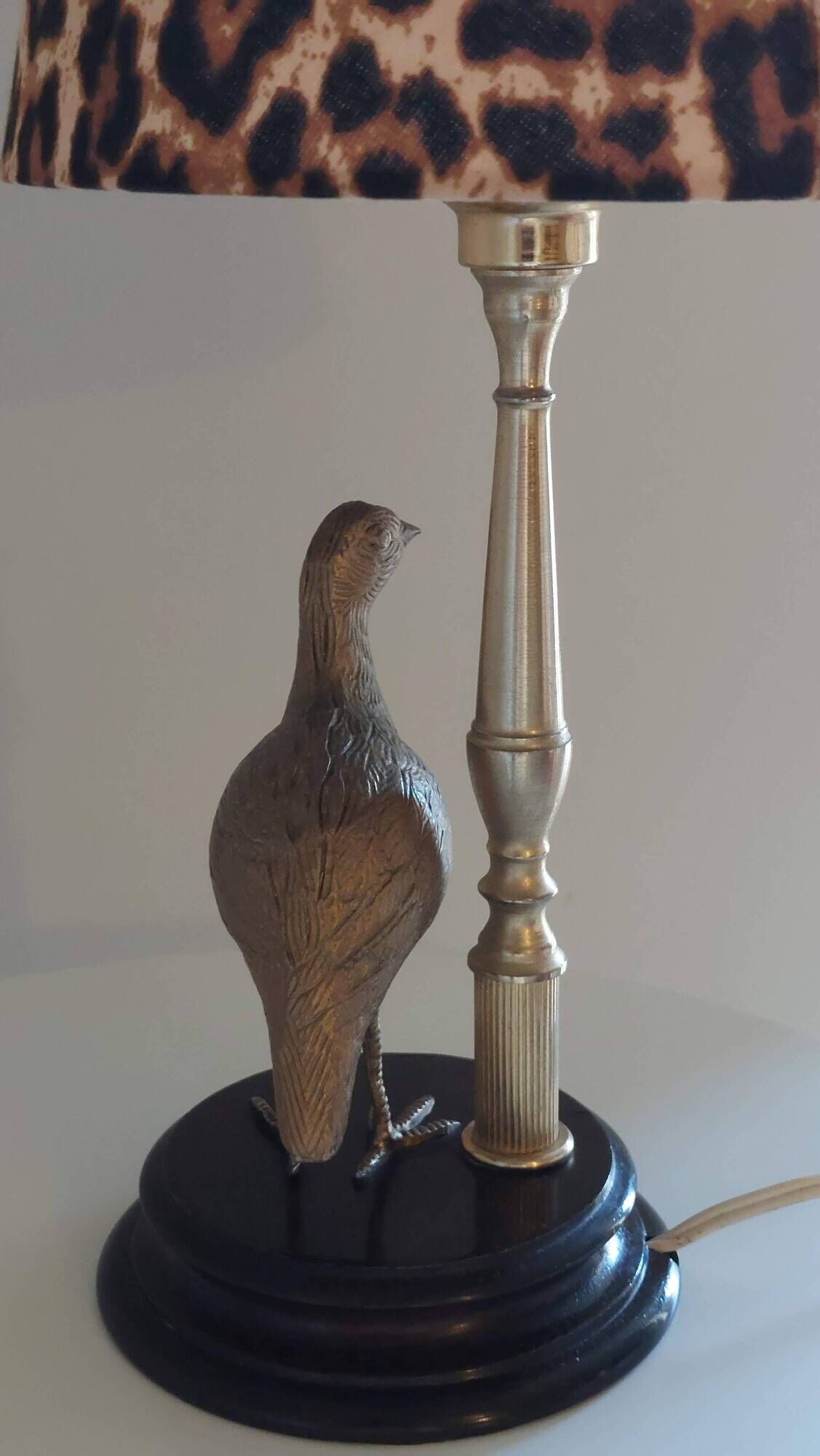 Lampe vintage en laiton, style Maison Charles, années 50–70