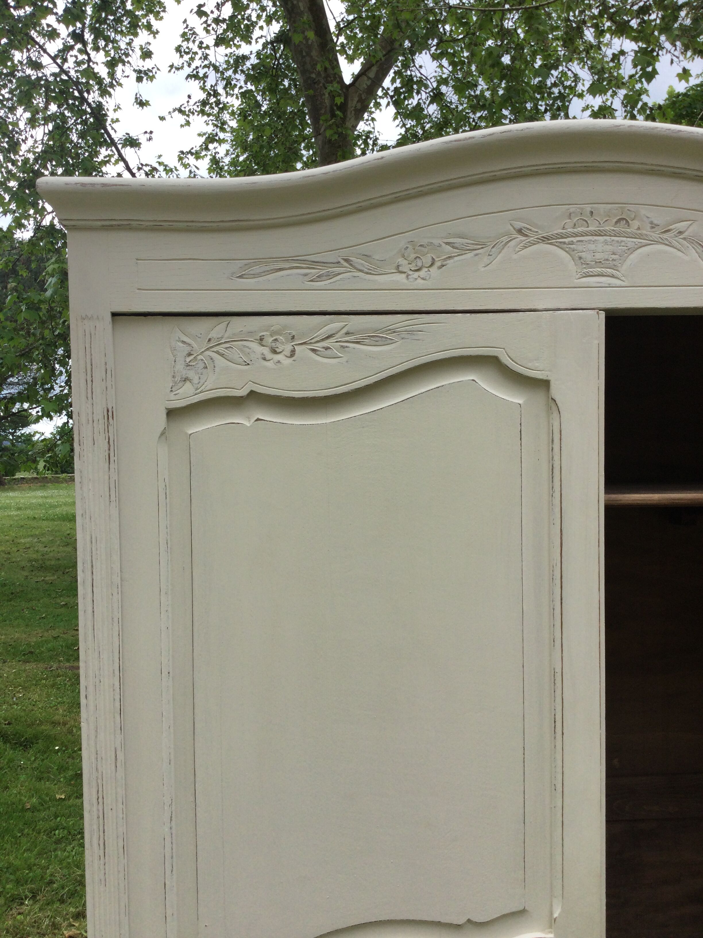 Old patinated cabinet