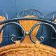 Wicker chairs by Frederick Weinberg, 1960s, set of 6