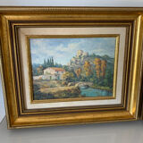 Paire de tableau provence