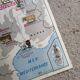 Vintage school map MDI France Rhône