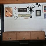 Vintage wall cupboard