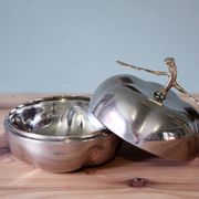 Vintage silver-plated and brass bonbonnière