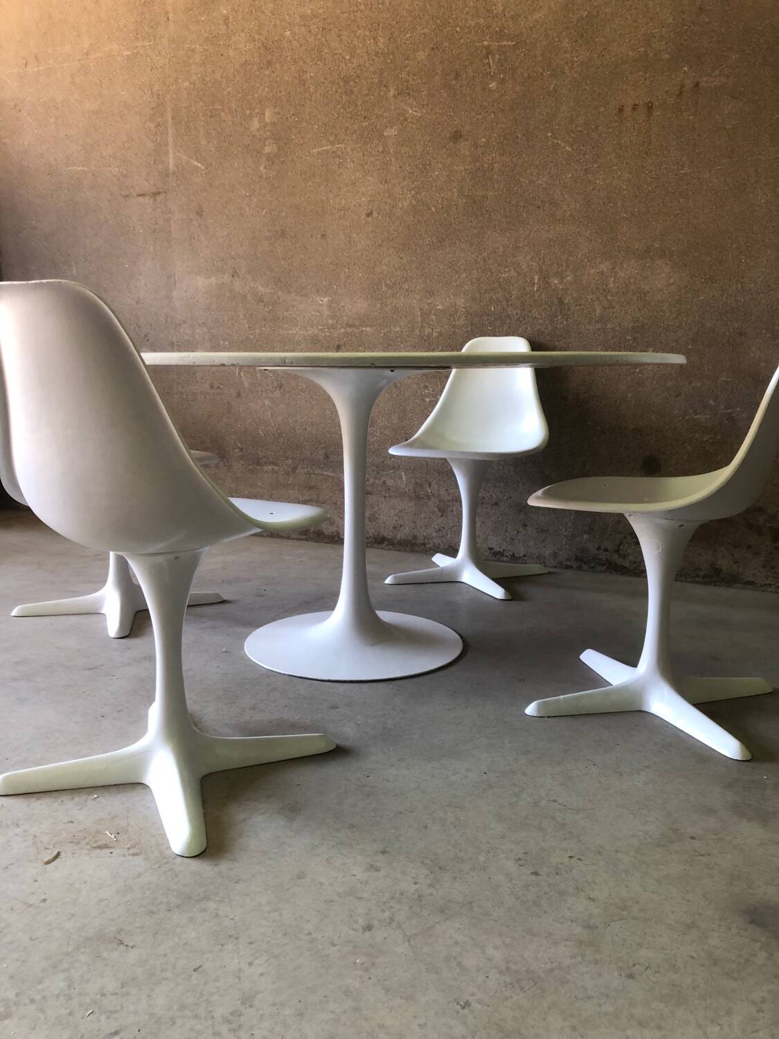 Vintage Arkana Table and Chair by Maurice Burke