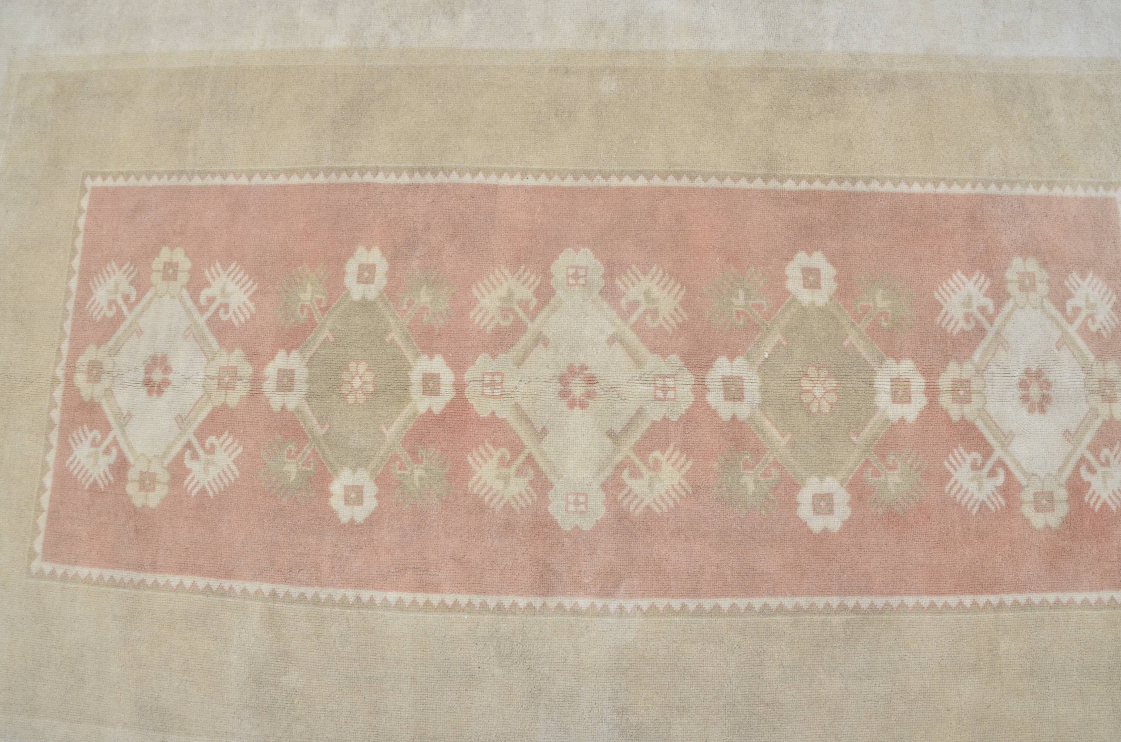 Tapis de sol Oushak vintage sku 3589
