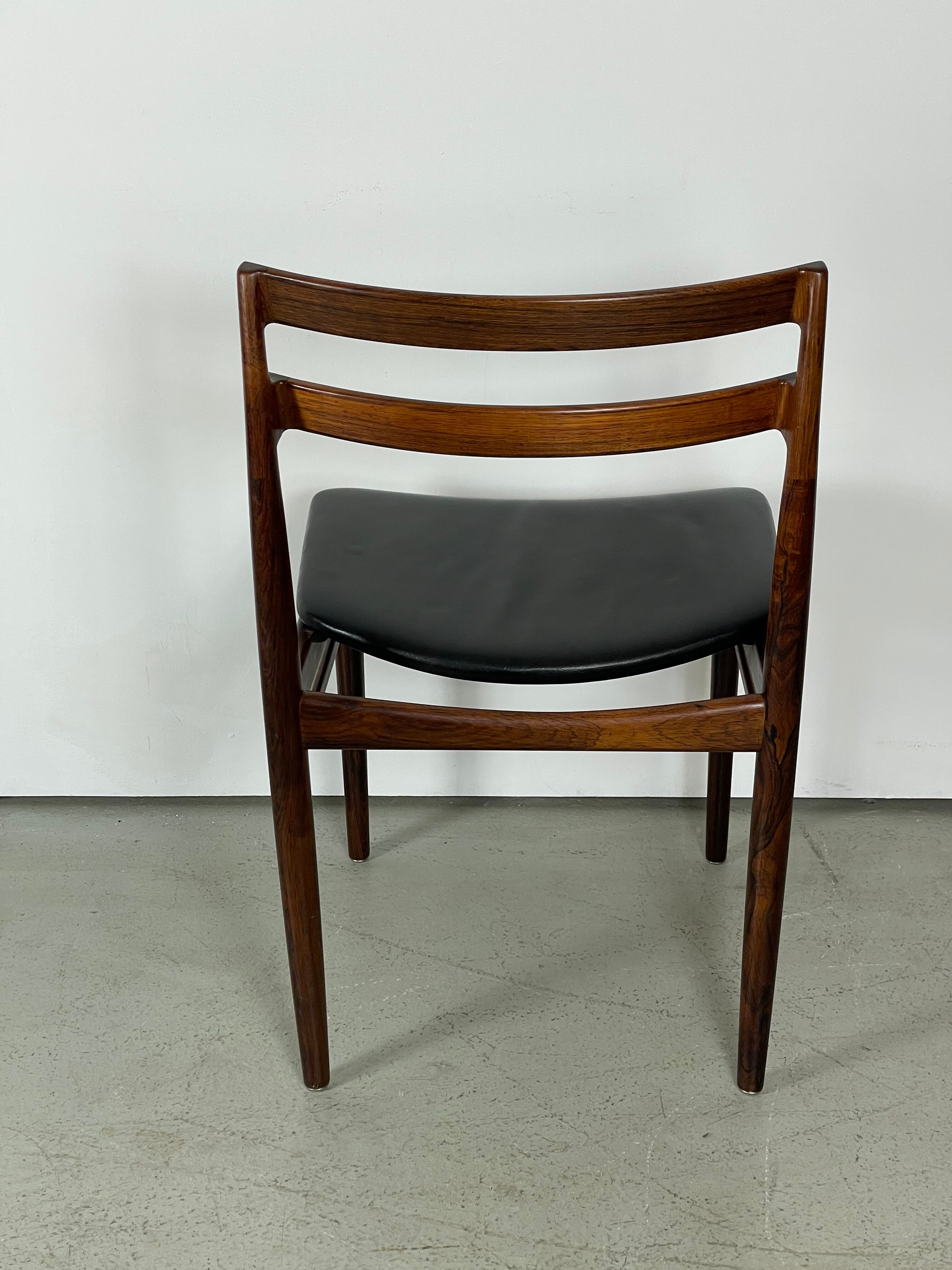4 chaises par Henry Rosengren pour Brande Denmark 60