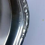 Set of 4 Guy Degrenne stainless steel oyster plates