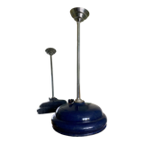 Suspension émaillée bleue