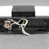 Mid-century wall light in bakelite and glass, 1960s