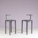 1980s bar stool model: Sarapis by Philippe Starck for Driade Italy