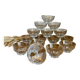 Set of 15 champagne glasses from Verrerie de la Chapelle St Mesmin