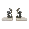 Pair of art deco "fawn" bookends from the 30s and 40s