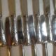 24 silver metal knives and Louis XV style stainless steel blade