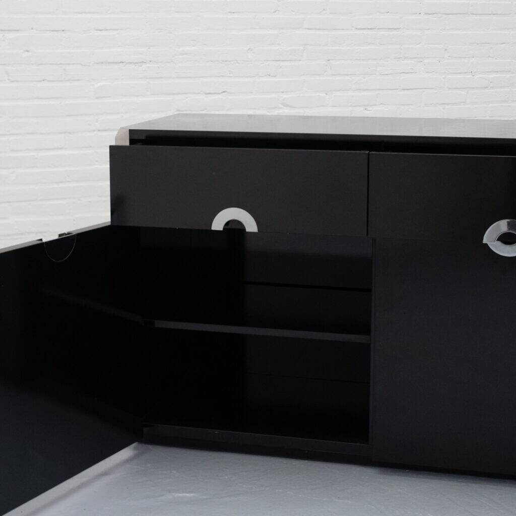 Italian Alveo Sideboard by Willy Rizzo 1970s