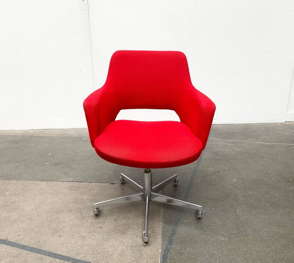 German swivel office chair Space Age mid-century by Egon Eiermann for Wilde + Spieth, 1960s