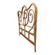 Bamboo and rattan headboard 160cm vintage 1960
