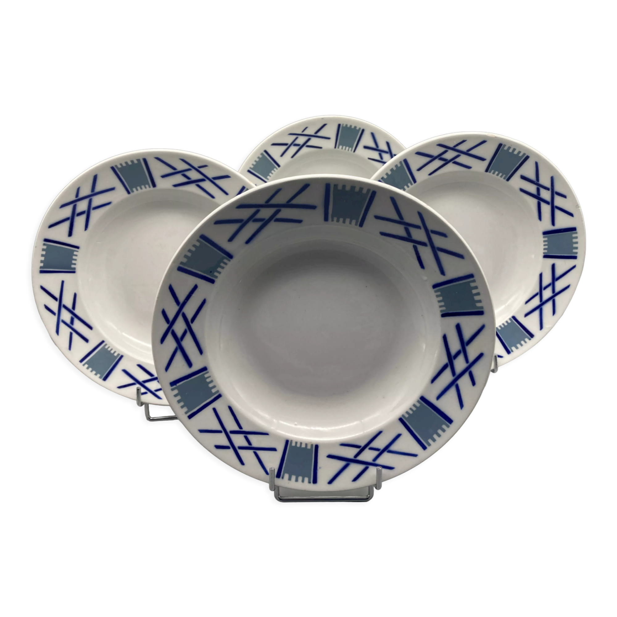 4 Hollow plates Lunéville KG Model "Servange"