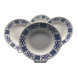 4 Hollow plates Lunéville KG Model "Servange"