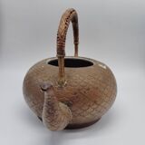 Antique copper teapot