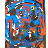 Abstrait bleu